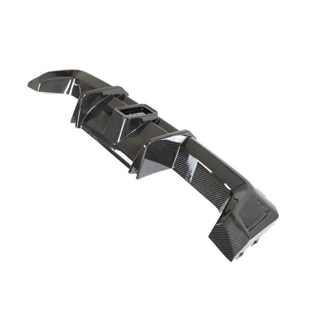 BMW M3/M4 G80/G81/G82/G83 CARBON FIBRE DIFFUSER WITH LED - CT DESIGN-Diffuser-CT CARBON-CT Carbon - High-quality carbon fiber and gloss black aerodynamic parts for premium sports and luxury vehicles.