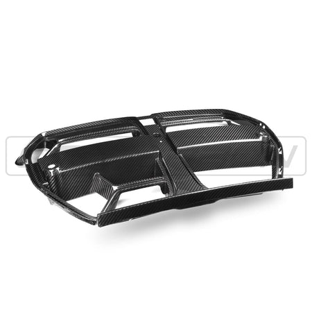 BMW M3/M4 G80/G81/G82/G83 CARBON FIBRE FRONT END PACK - V1 WITH ACC-Front End Pack-CT CARBON-CT Carbon - High-quality carbon fiber and gloss black aerodynamic parts for premium sports and luxury vehicles.