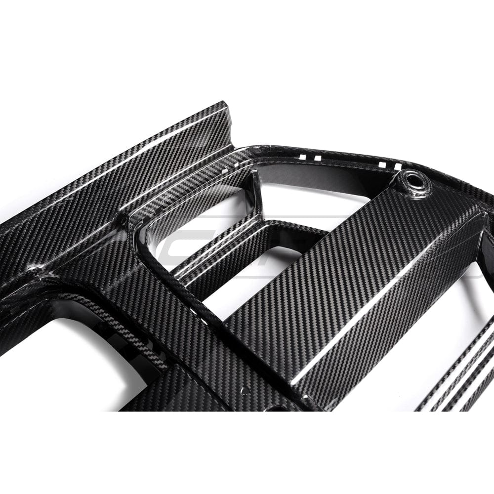 BMW M3/M4 G80/G81/G82/G83 CARBON FIBRE FRONT END PACK - V1 WITH ACC-Front End Pack-CT CARBON-CT Carbon - High-quality carbon fiber and gloss black aerodynamic parts for premium sports and luxury vehicles.