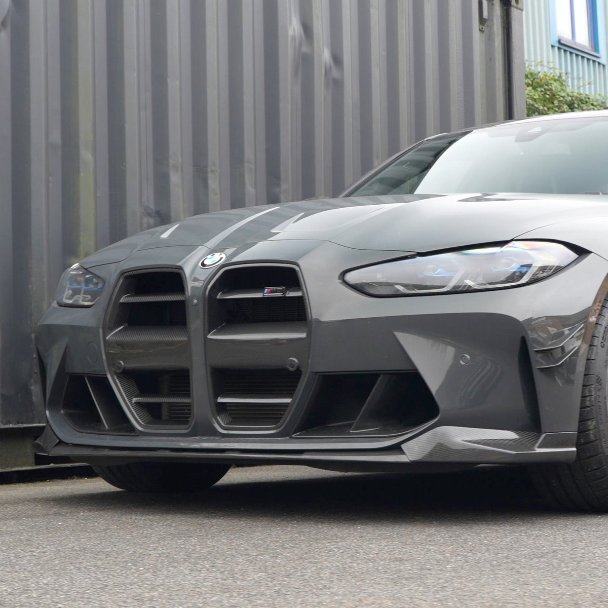 BMW M3/M4 G80/G81/G82/G83 CARBON FIBRE GRILLE WITHOUT ACC - GT STYLE-Grille-CT CARBON-CT Carbon - High-quality carbon fiber and gloss black aerodynamic parts for premium sports and luxury vehicles.