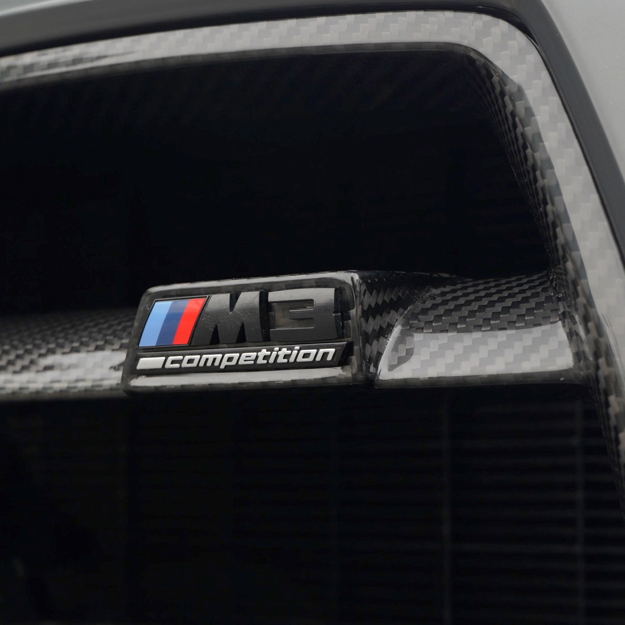 BMW M3/M4 G80/G81/G82/G83 CARBON FIBRE GRILLE WITHOUT ACC - GT STYLE-Grille-CT CARBON-CT Carbon - High-quality carbon fiber and gloss black aerodynamic parts for premium sports and luxury vehicles.