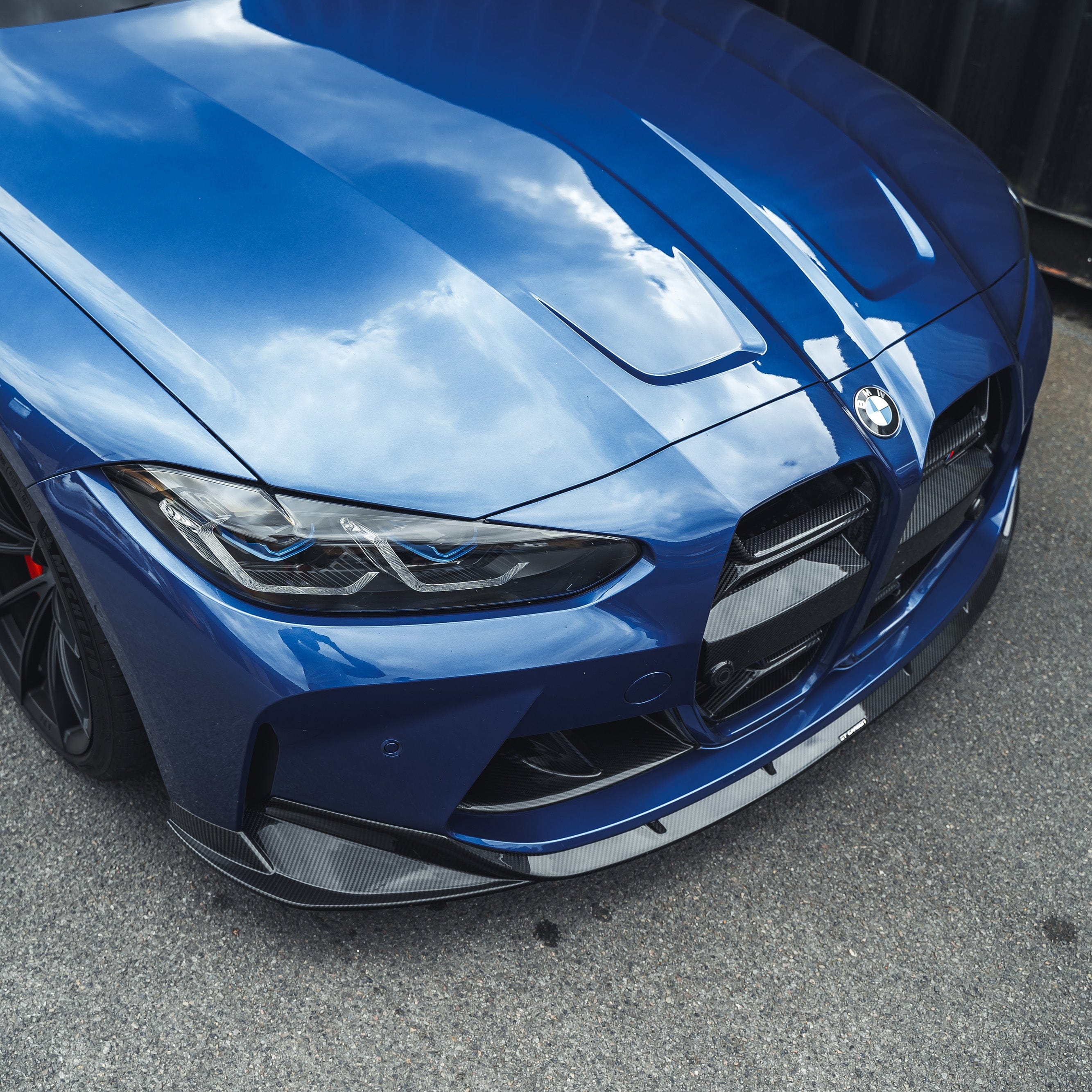 CT CARBON FULL KIT BMW M3/M4 G80/G81/G82/G83 CARBON FIBRE SPLITTER - CT DESIGN