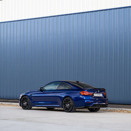 BMW M3/M4 (F80 F82 F83) CARBON FIBRE REAR BUMPER CORNERS-Accessories-CT CARBON-CT Carbon - High-quality carbon fiber and gloss black aerodynamic parts for premium sports and luxury vehicles.