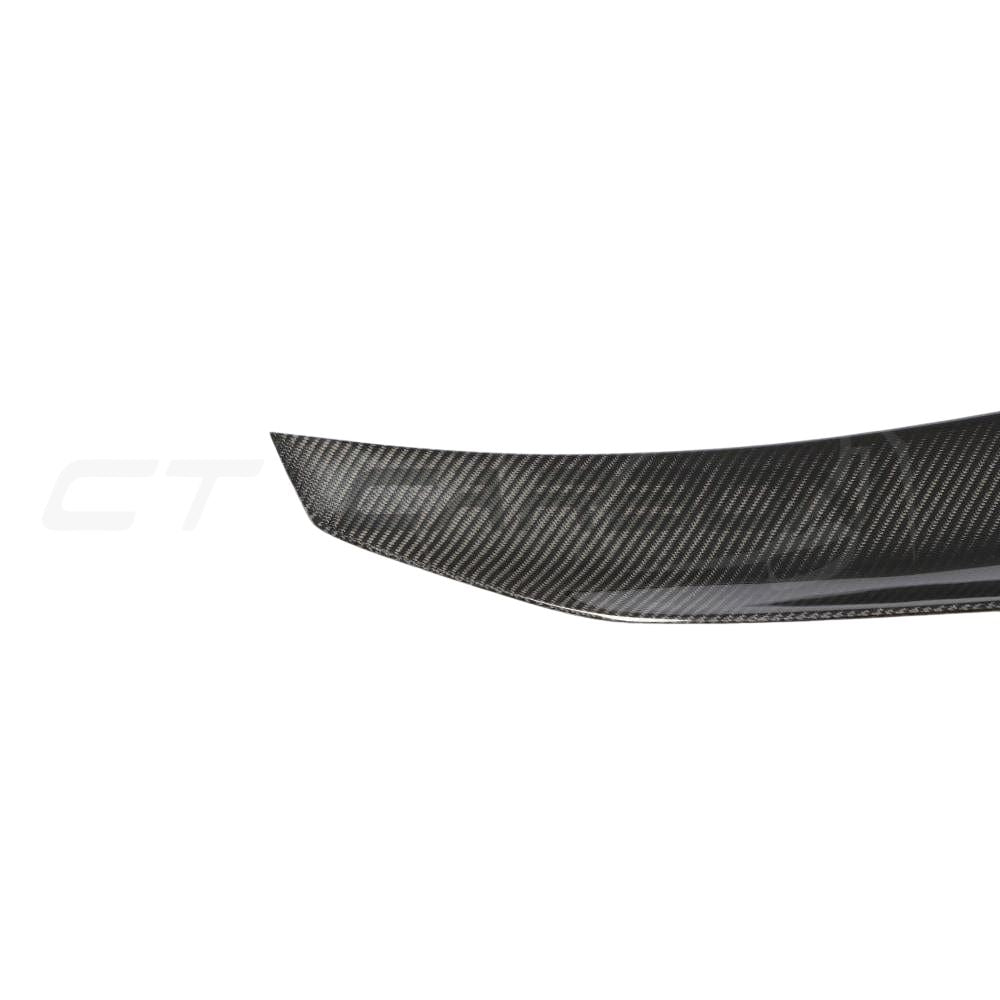 BMW M4 F82 CARBON FIBRE SPOILER - DUCKTAIL PS STYLE-Spoiler-CT CARBON-CT Carbon - High-quality carbon fiber and gloss black aerodynamic parts for premium sports and luxury vehicles.
