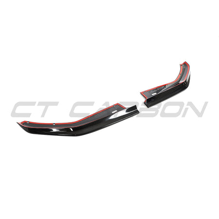 BMW M4 G82/G83 CARBON FIBRE REAR CORNER EXTENSIONS - CT DESIGN-Accessories-CT CARBON-CT Carbon - High-quality carbon fiber and gloss black aerodynamic parts for premium sports and luxury vehicles.