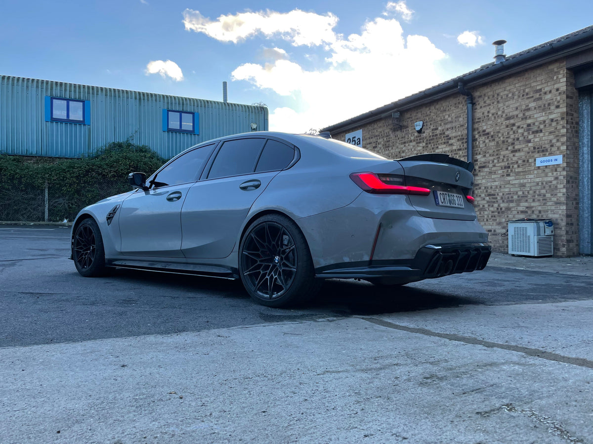 CT CARBON FULL KIT BMW M4 G82/G83 CARBON FIBRE SIDE SKIRT EXTENSIONS - CT DESIGN