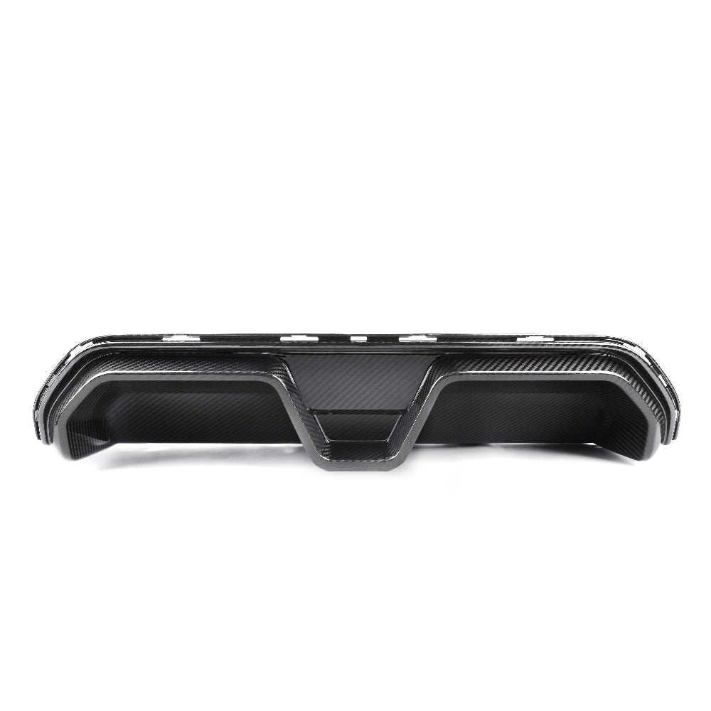 BMW M5 F90 2018-2024 PRE PREG CARBON FIBRE DIFFUSER - CS STYLE-Diffuser-CT CARBON-CT Carbon - High-quality carbon fiber and gloss black aerodynamic parts for premium sports and luxury vehicles.