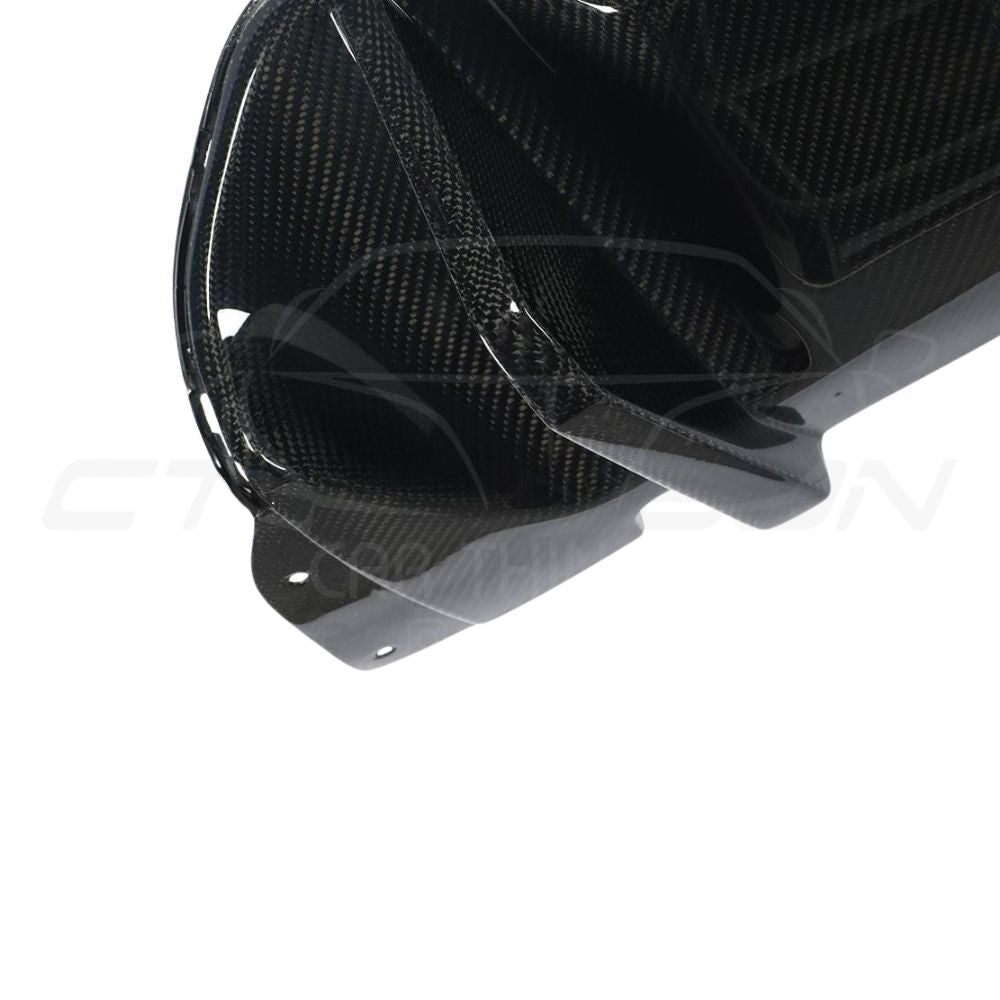 BMW M5 F90 CARBON FIBRE DIFFUSER - MP STYLE-Diffuser-CT CARBON-CT Carbon - High-quality carbon fiber and gloss black aerodynamic parts for premium sports and luxury vehicles.