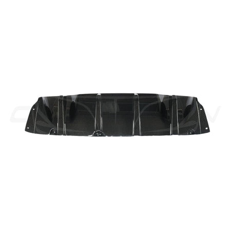 BMW M5 F90 CARBON FIBRE DIFFUSER - MP STYLE-Diffuser-CT CARBON-CT Carbon - High-quality carbon fiber and gloss black aerodynamic parts for premium sports and luxury vehicles.