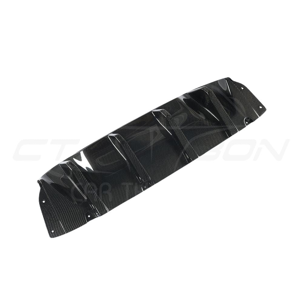 BMW M5 F90 CARBON FIBRE DIFFUSER - MP STYLE-Diffuser-CT CARBON-CT Carbon - High-quality carbon fiber and gloss black aerodynamic parts for premium sports and luxury vehicles.