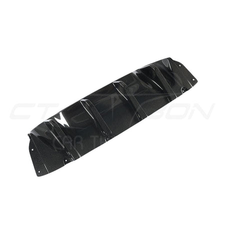 BMW M5 F90 CARBON FIBRE DIFFUSER - MP STYLE-Diffuser-CT CARBON-CT Carbon - High-quality carbon fiber and gloss black aerodynamic parts for premium sports and luxury vehicles.