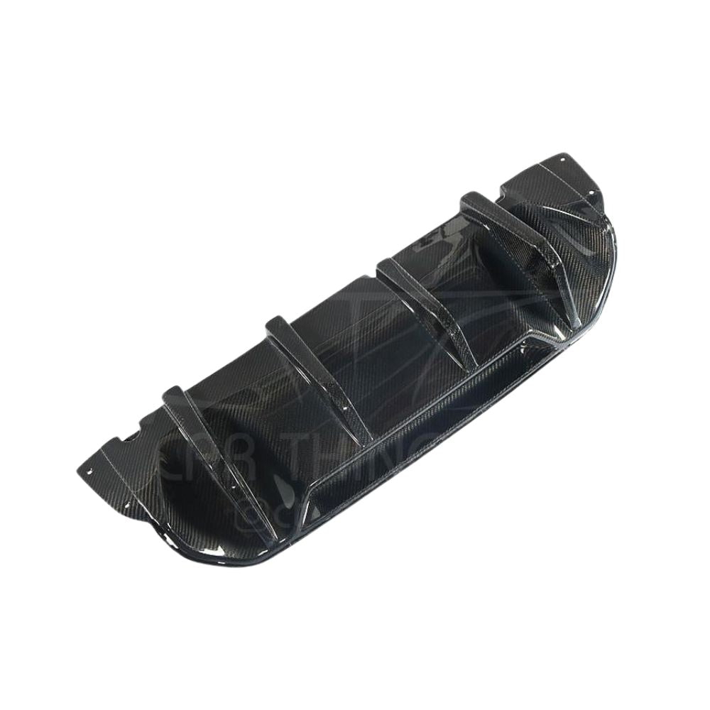 BMW M5 F90 CARBON FIBRE DIFFUSER - MP STYLE-Diffuser-CT CARBON-CT Carbon - High-quality carbon fiber and gloss black aerodynamic parts for premium sports and luxury vehicles.