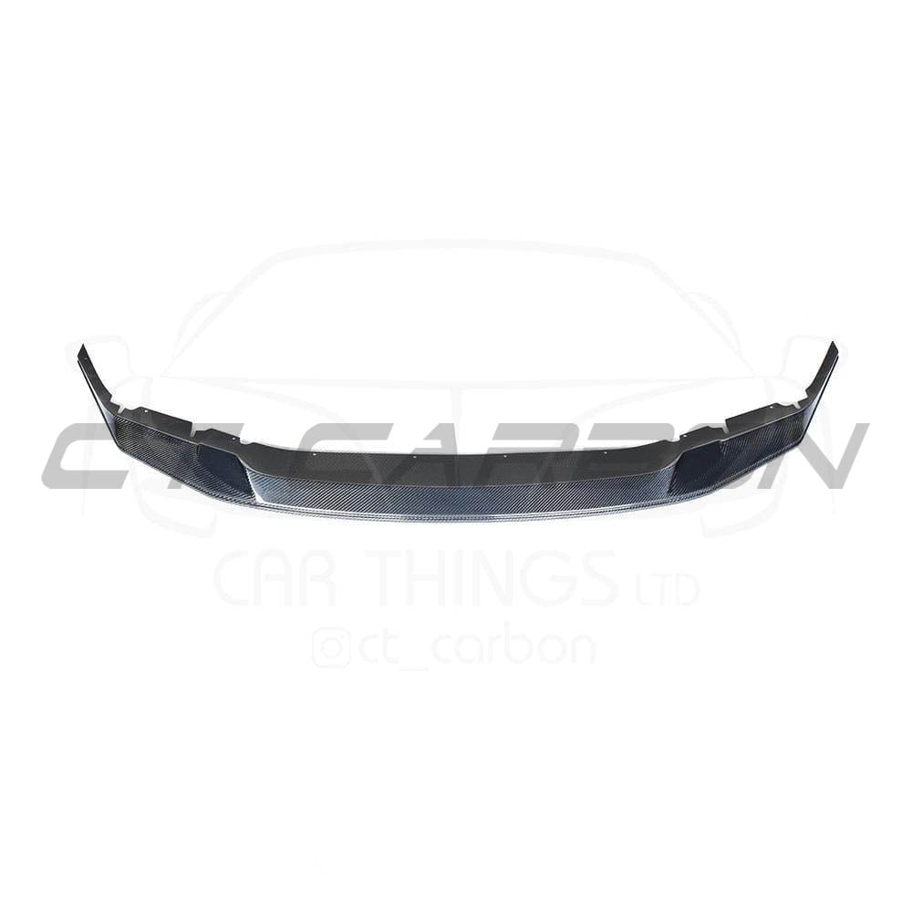 BMW M5 F90 CARBON FIBRE SPLITTER - GTS STYLE-Splitter-CT CARBON-CT Carbon - High-quality carbon fiber and gloss black aerodynamic parts for premium sports and luxury vehicles.