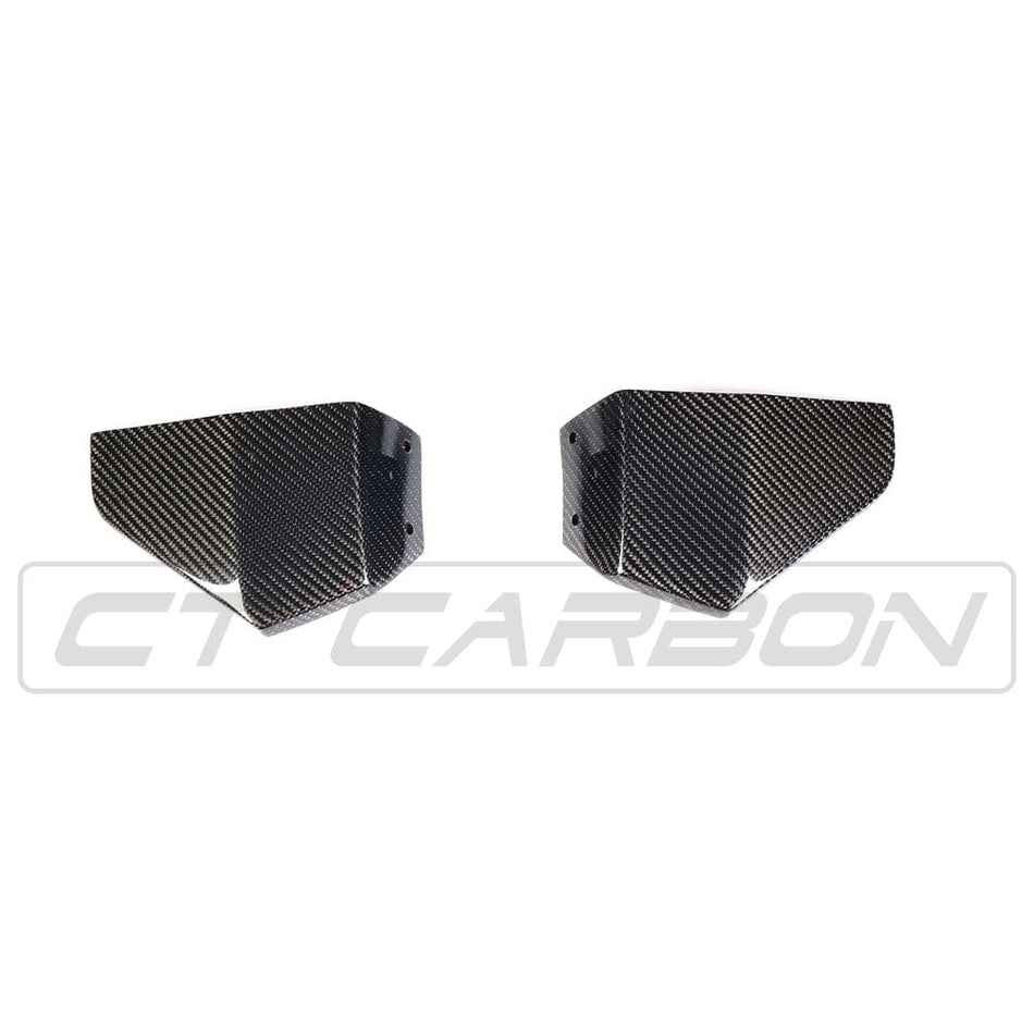 BLAK BY CT Vehicles & Parts BMW X3 G01 CARBON FIBRE CORNER SPLITTERS
