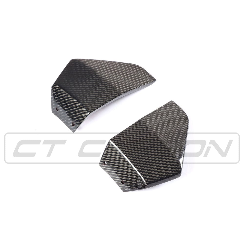 BLAK BY CT Vehicles & Parts BMW X3 G01 CARBON FIBRE CORNER SPLITTERS