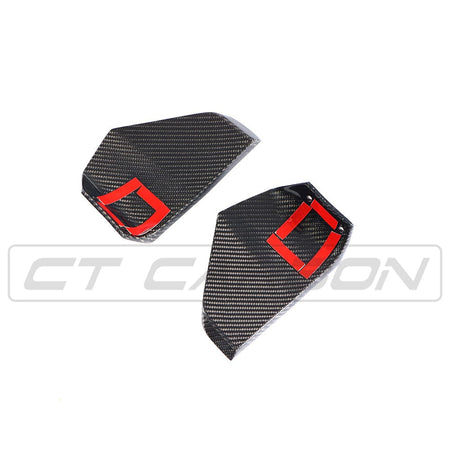 BLAK BY CT Vehicles & Parts BMW X3 G01 CARBON FIBRE CORNER SPLITTERS