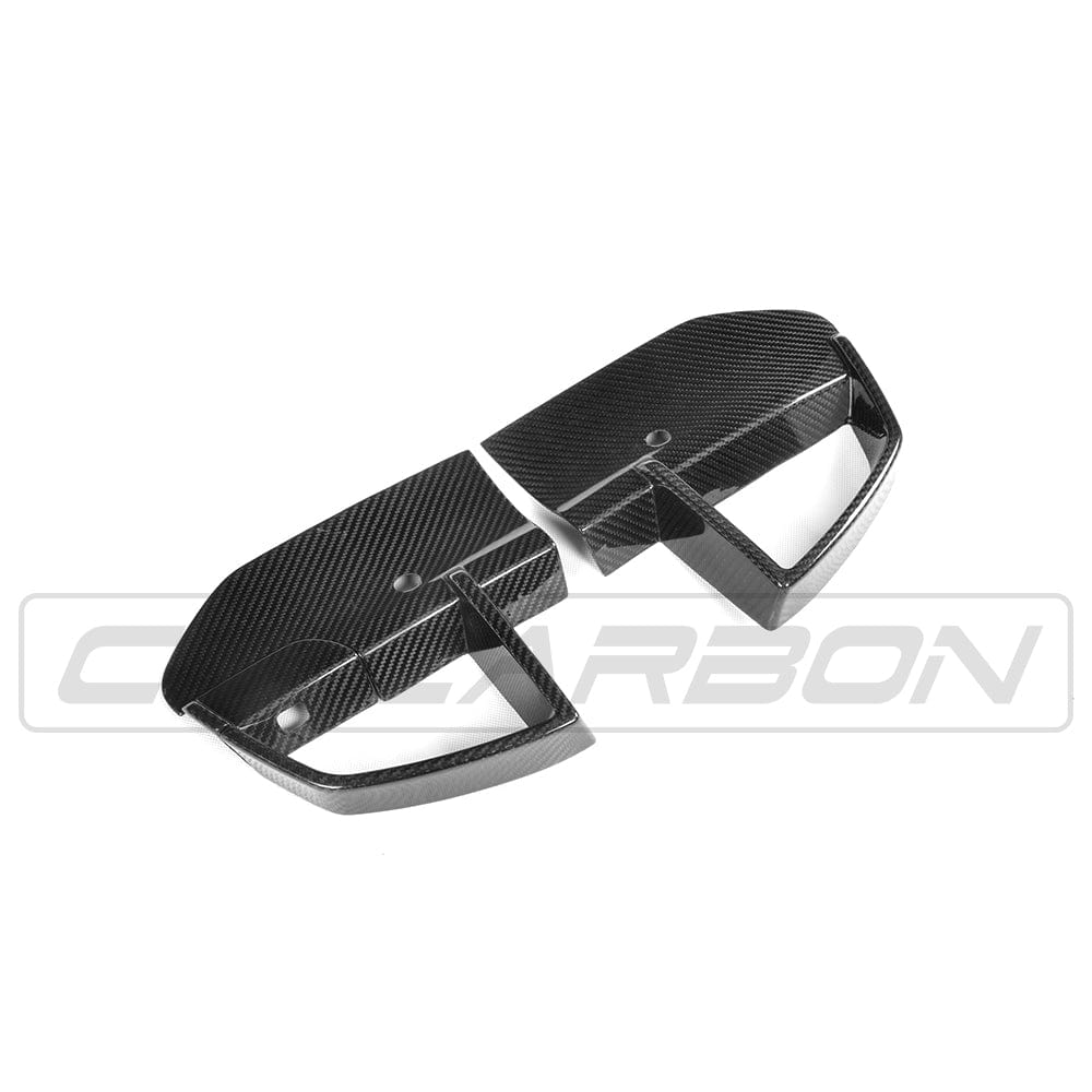 BLAK BY CT Vehicles & Parts BMW X3 G01 CARBON FIBRE FRONT BUMPER VENT TRIMS