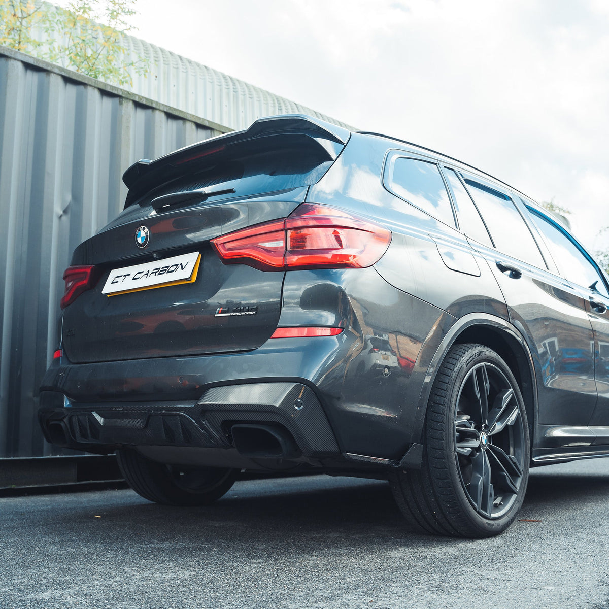 BMW X3 G01 CARBON FIBRE SPOILER-Spoiler-CT CARBON-CT Carbon - High-quality carbon fiber and gloss black aerodynamic parts for premium sports and luxury vehicles.