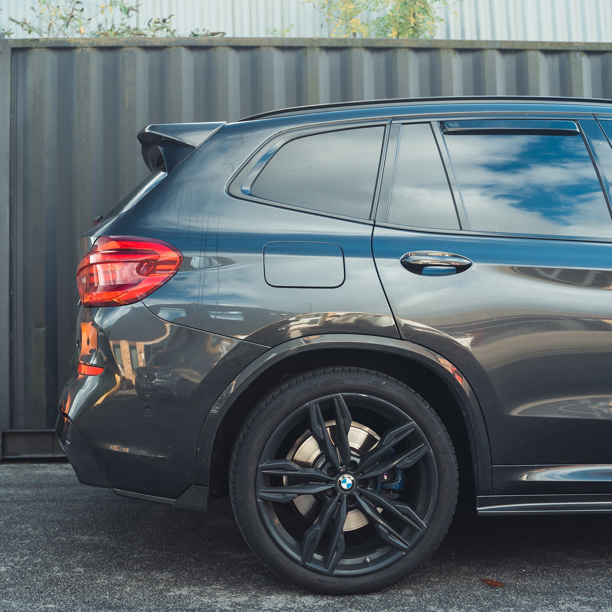 BMW X3 G01 CARBON FIBRE SPOILER-Spoiler-CT CARBON-CT Carbon - High-quality carbon fiber and gloss black aerodynamic parts for premium sports and luxury vehicles.