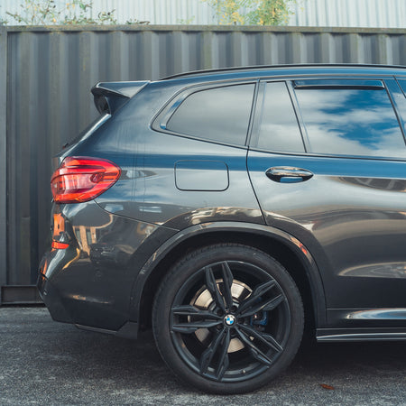 BMW X3 G01 CARBON FIBRE SPOILER-Spoiler-CT CARBON-CT Carbon - High-quality carbon fiber and gloss black aerodynamic parts for premium sports and luxury vehicles.
