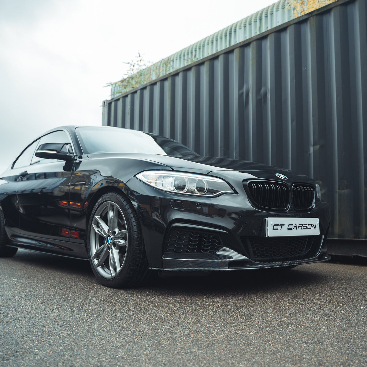 BMW F22 2 SERIES FULL CARBON FIBRE KIT - MP STYLE-Kit-CT CARBON-CT Carbon - High-quality carbon fiber and gloss black aerodynamic parts for premium sports and luxury vehicles.