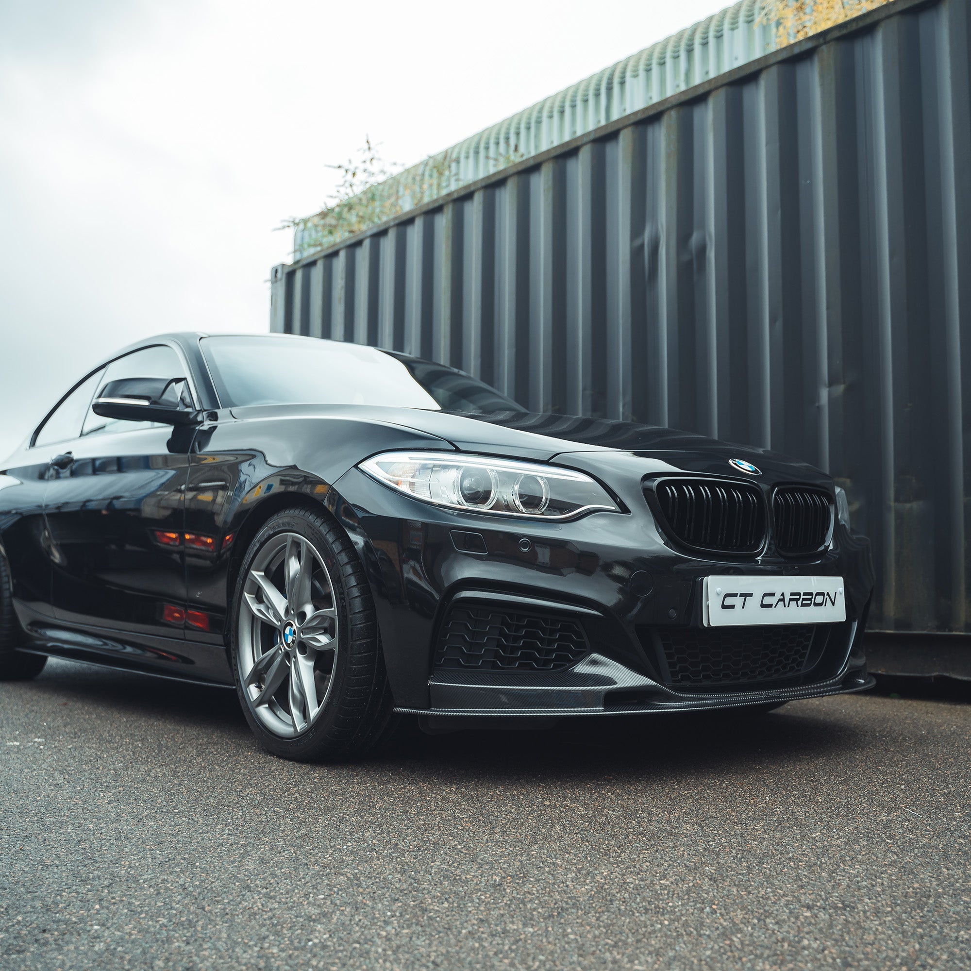 BMW F22 2 SERIES FULL CARBON FIBRE KIT - MP STYLE-Kit-CT CARBON-CT Carbon - High-quality carbon fiber and gloss black aerodynamic parts for premium sports and luxury vehicles.