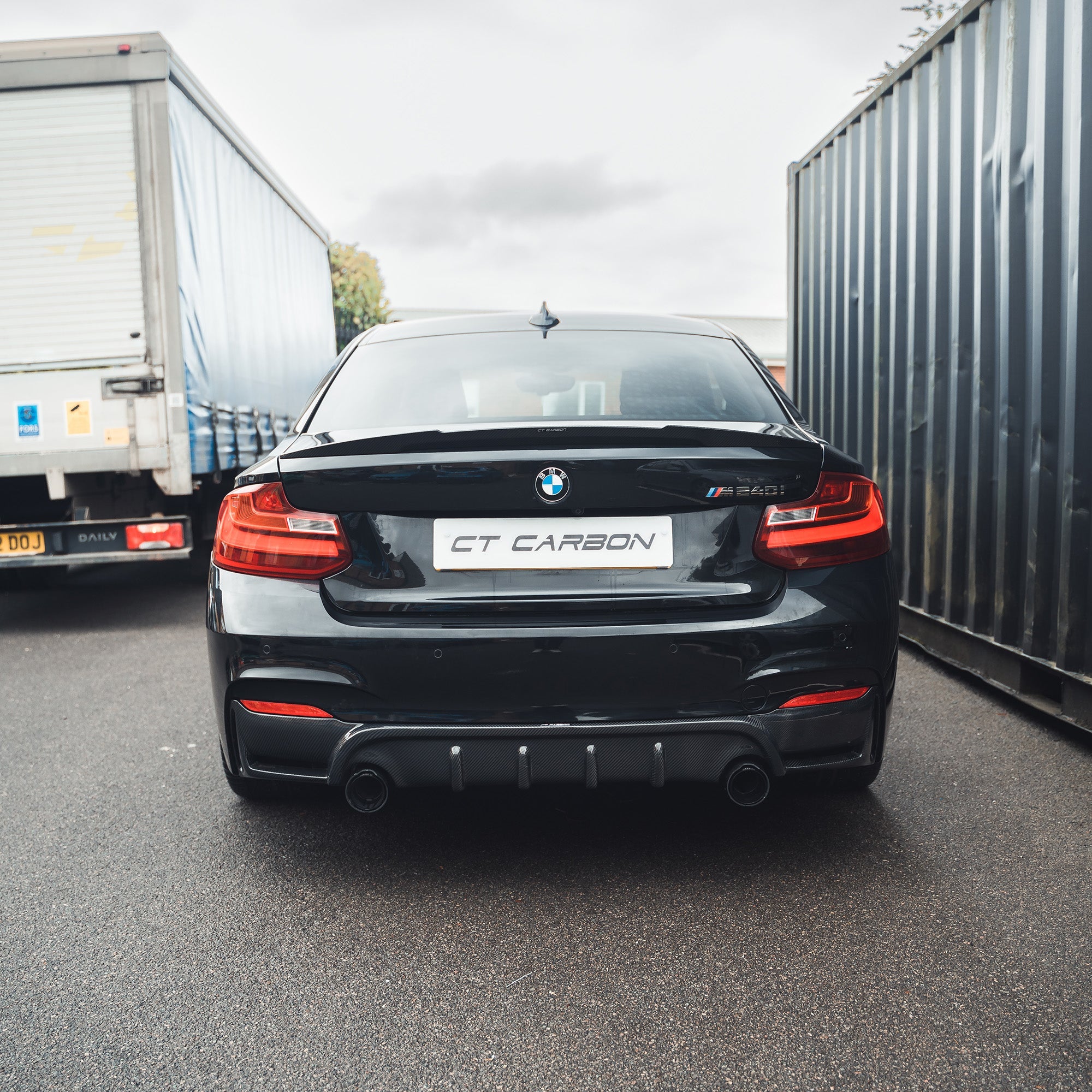 BMW F22 2 SERIES FULL CARBON FIBRE KIT - MP STYLE-Kit-CT CARBON-CT Carbon - High-quality carbon fiber and gloss black aerodynamic parts for premium sports and luxury vehicles.