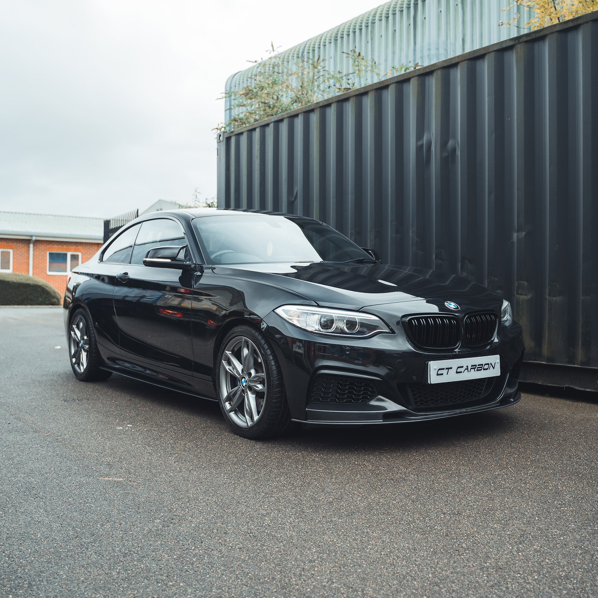 BMW F22 2 SERIES FULL CARBON FIBRE KIT - MP STYLE-Kit-CT CARBON-CT Carbon - High-quality carbon fiber and gloss black aerodynamic parts for premium sports and luxury vehicles.