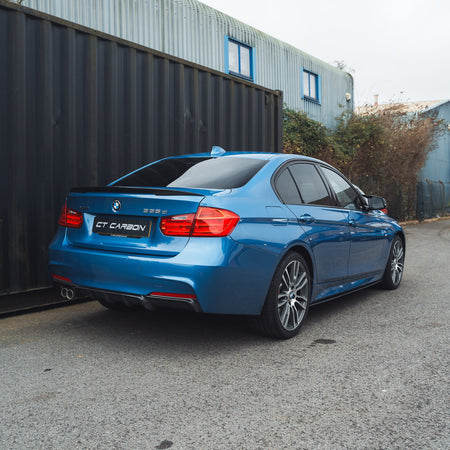 BMW F30 3 SERIES SALOON FULL CARBON FIBRE KIT - MP STYLE-Kit-CT CARBON-CT Carbon - High-quality carbon fiber and gloss black aerodynamic parts for premium sports and luxury vehicles.