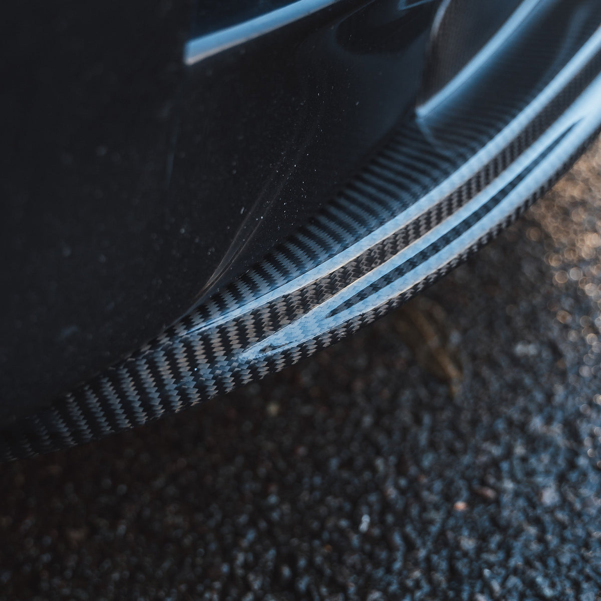 BMW M3 (E92/E90) CARBON FIBRE SPLITTER - GTS STYLE-Splitter-CT CARBON-CT Carbon - High-quality carbon fiber and gloss black aerodynamic parts for premium sports and luxury vehicles.