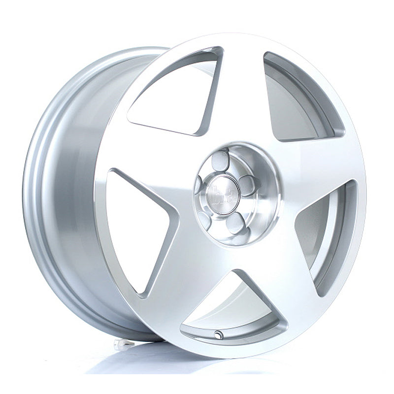 BOLA B10 18x9 ET40-45 5X98 SILVER POLISHED FACE