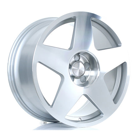 BOLA B10 19x9.5 ET42-45 5X100 SILVER POLISHED FACE