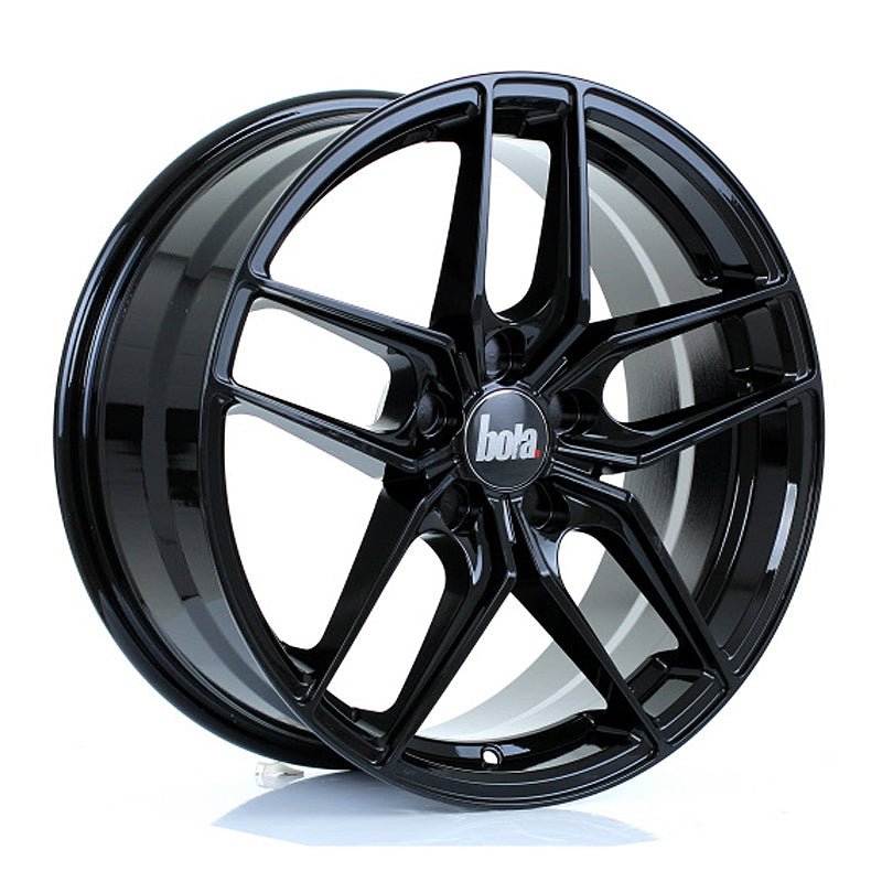 BOLA B11 18x8 ET30-45 5X108 GLOSS BLACK