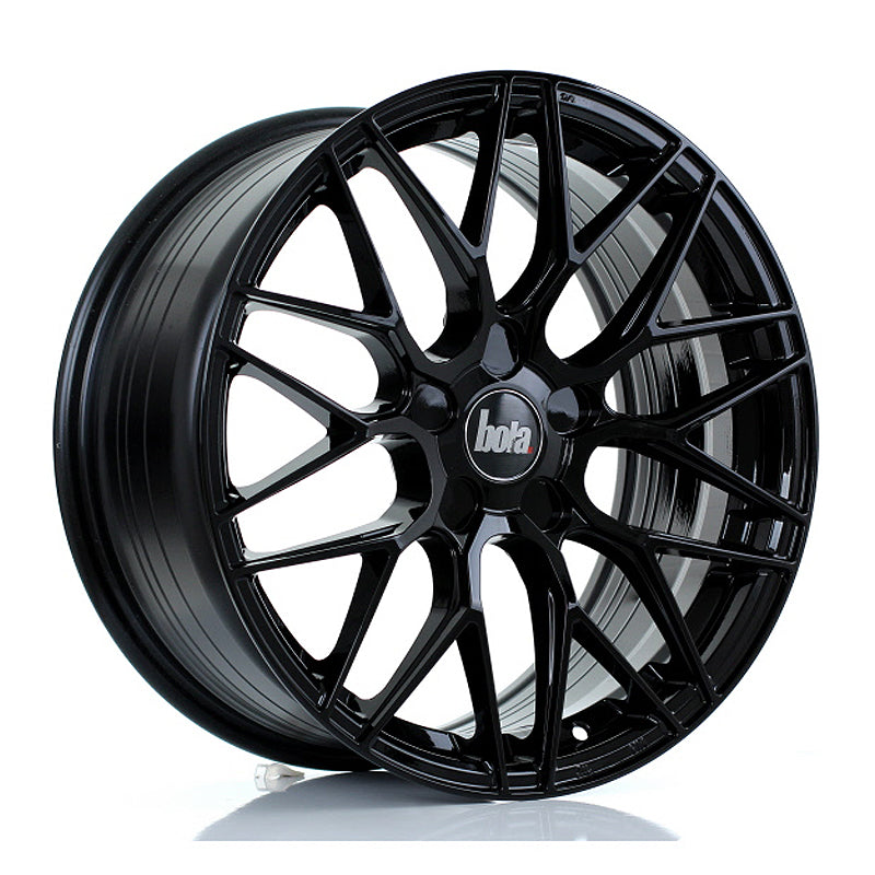 BOLA B17 17x8 ET35-45 5X108 GLOSS BLACK