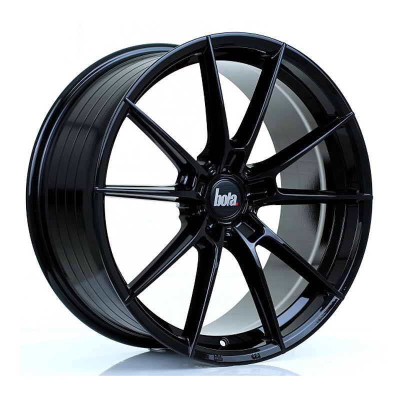 BOLA B19 19x8.5 ET35-45 5X112 GLOSS BLACK
