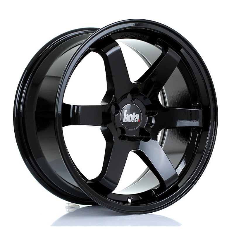 BOLA B1 18x8.5 ET35-45 5X115 GLOSS BLACK