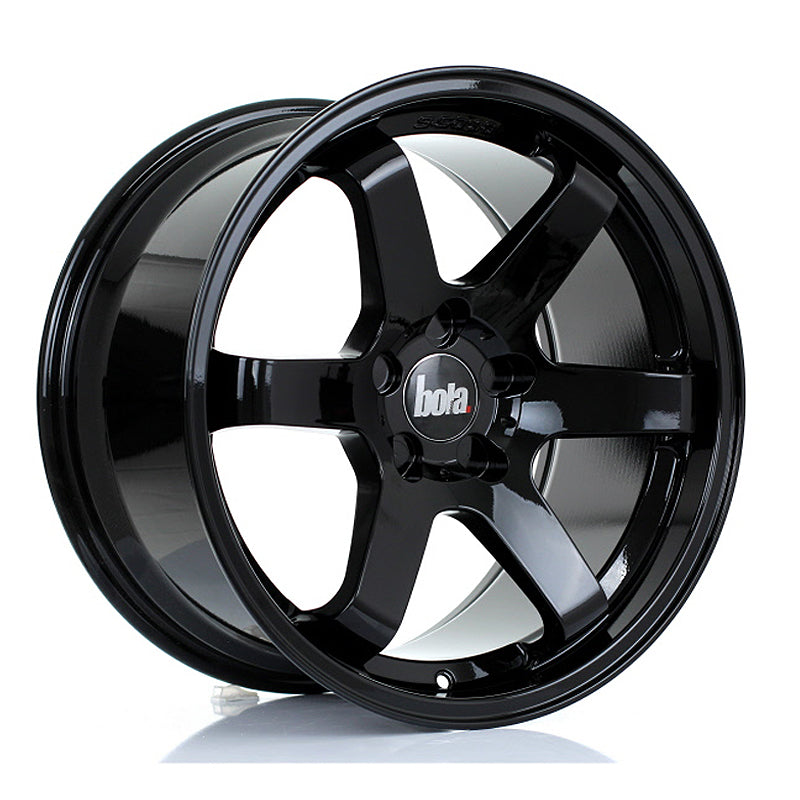 BOLA B1 18x9.5 ET42-45 5X128 GLOSS BLACK