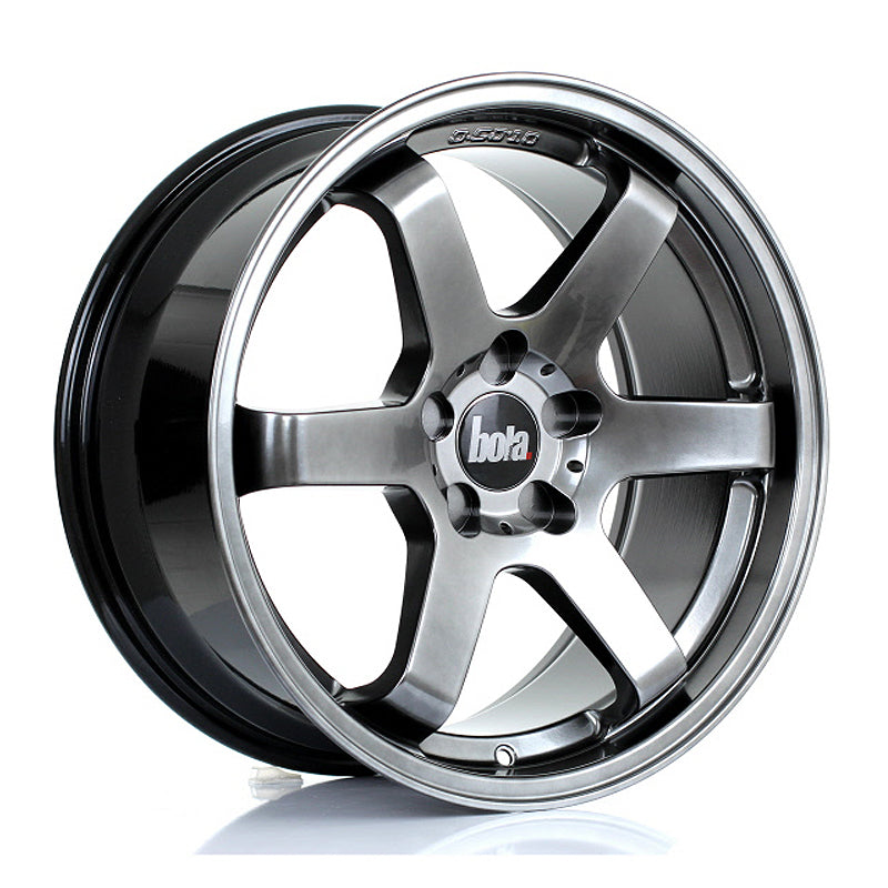 BOLA B1 18x8.5 ET35-45 5X98 HYPER BLACK