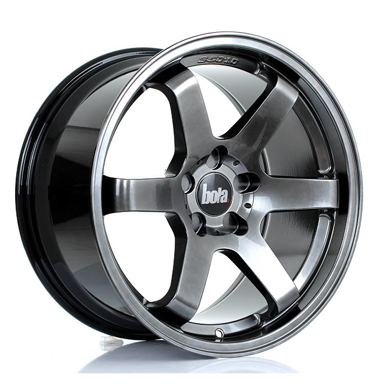 BOLA B1 18x9.5 ET30-45 5X98 HYPER BLACK