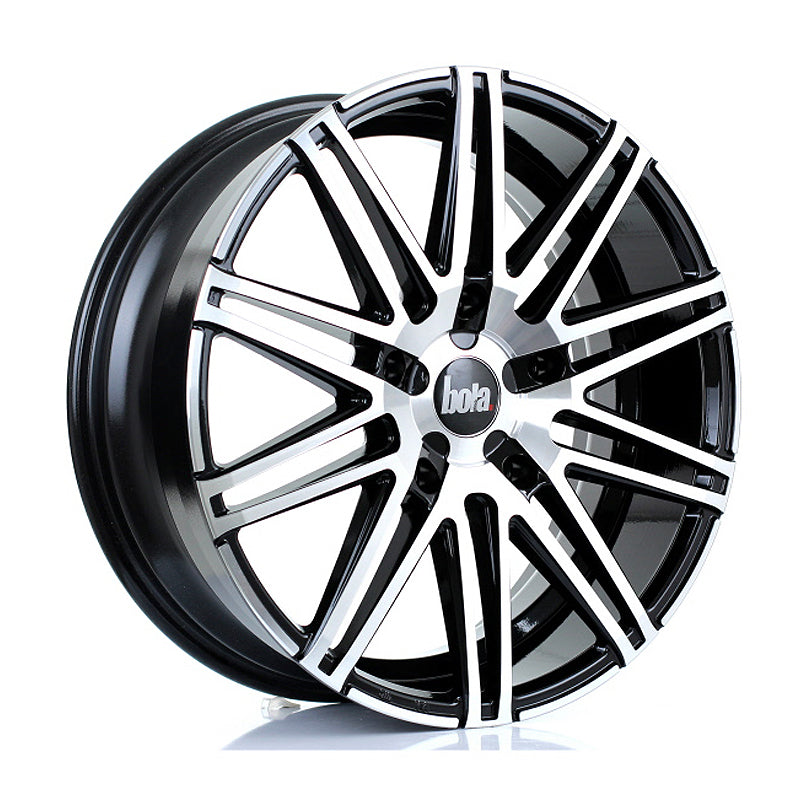BOLA VANSPORT B20 20x8 ET50 5X160 BLACK POLISHED FACE