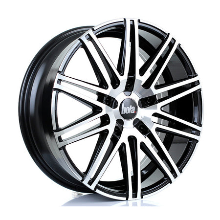 BOLA VANSPORT B20 20x8 ET50 5X160 BLACK POLISHED FACE