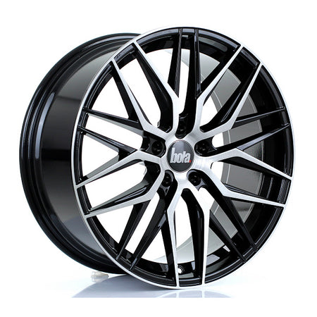 BOLA VANSPORT B22 20x9 ET43 5X120 BLACK BRUSHED FACE