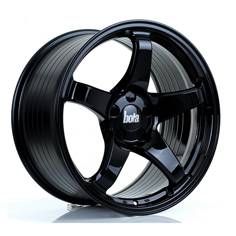 BOLA B2R 18x9.5 ET30-45 5X114 GLOSS BLACK