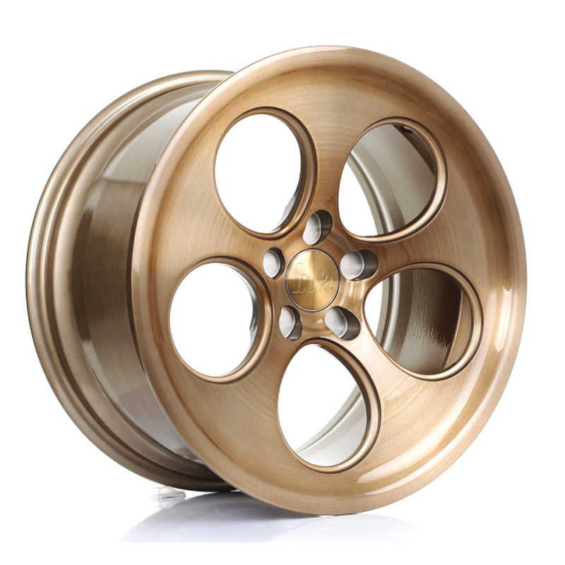 BOLA B5 18x9.5 ET40-45 5X98 BRONZE BRUSHED POLISHED FACE