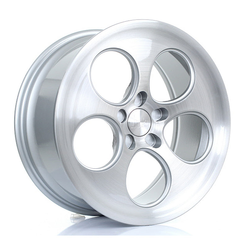 BOLA B5 18x8.5 ET40-45 5X114 SILVER BRUSHED POLISHED FACE