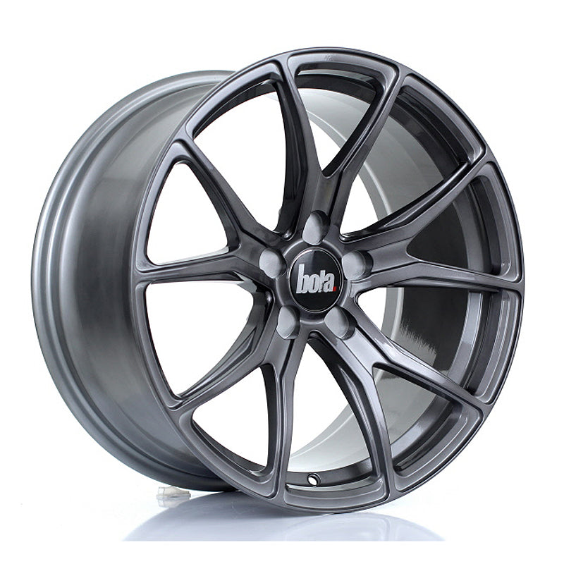BOLA B6 18x9 ET30-45 5X115 GLOSS TITANIUM