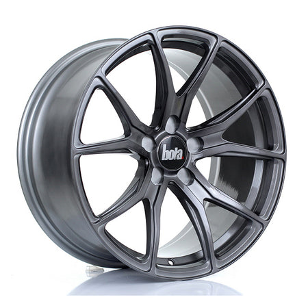 BOLA B6 18x9 ET30-45 5X115 GLOSS TITANIUM