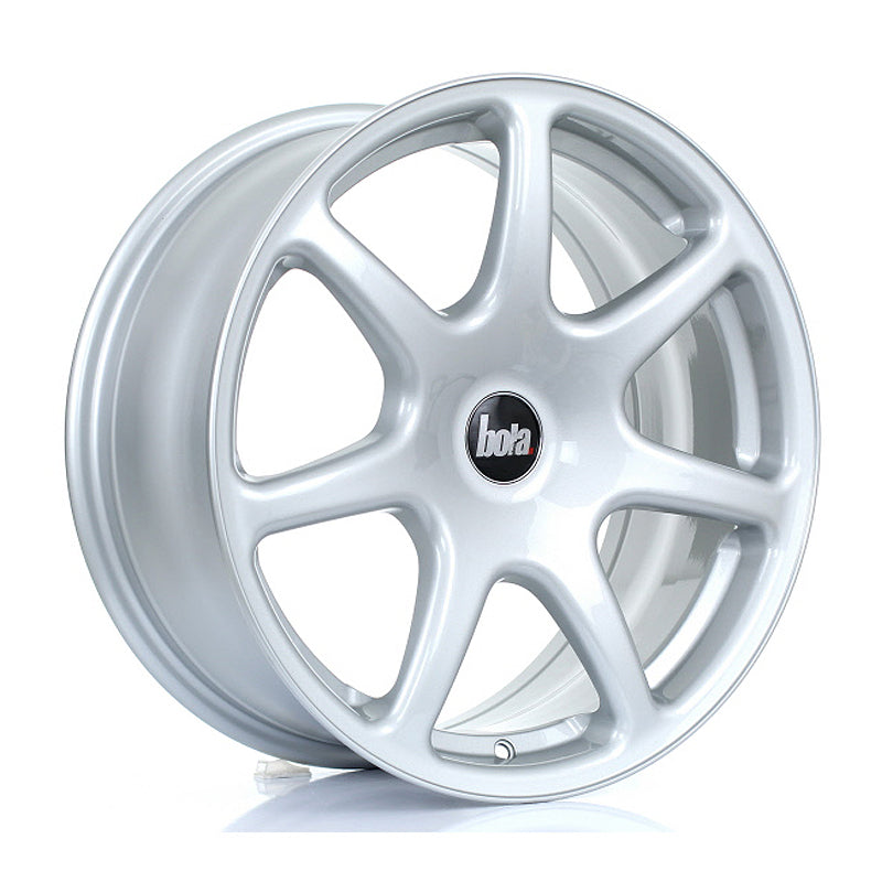 BOLA B7 17x7.5 ET30-45 4X100 CRYSTAL SILVER