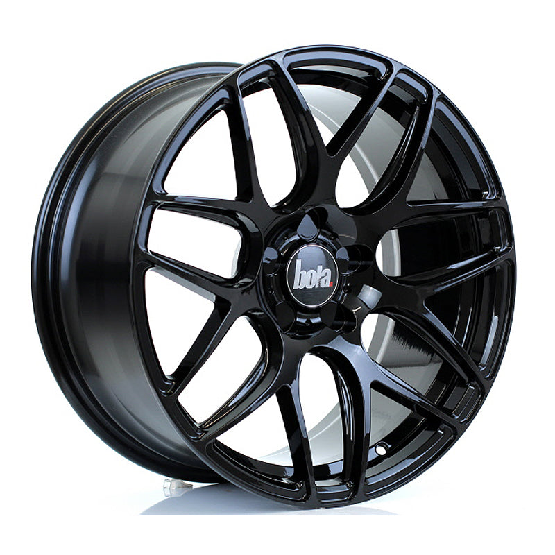 BOLA B8R 18x8.5 ET25-45 5X110 GLOSS BLACK
