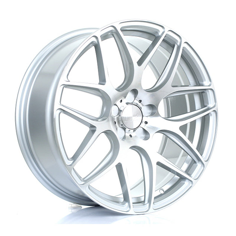 BOLA B8R 19x8.5 ET25-45 5X105 SILVER POLISHED FACE